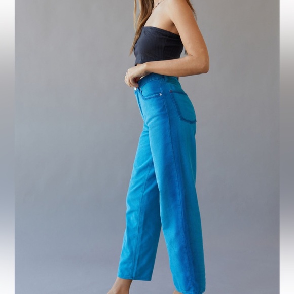 bdg high waisted baggy corduroy pant - tie dye - Picture 4 of 4